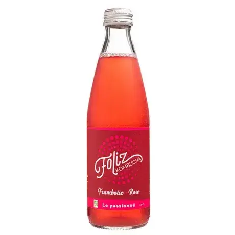 kombucha framboise rose